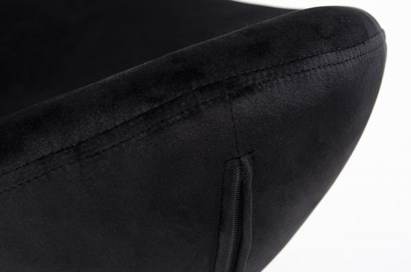 Fotoliu design lux cu taburet Egg Wide Velvet, diverse culori, velur/baza otel crom, HE-066.HM8.OTTO.50 - King [9]