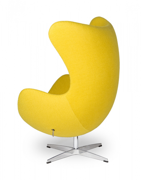 Fotoliu design lux Egg Classic, diverse culori, lana casmir/baza aluminiu, JH-026.CZERWONY.17 - King [11]