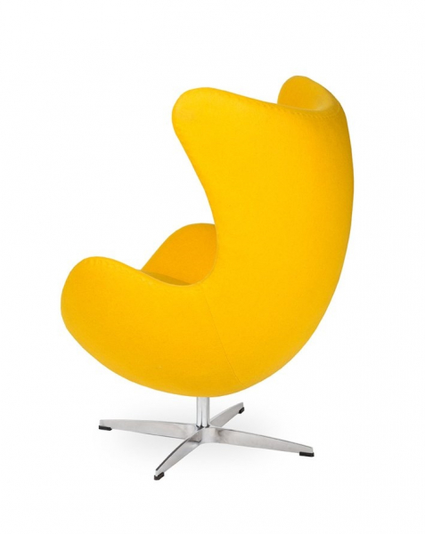 Fotoliu design lux Egg Classic, diverse culori, lana casmir/baza aluminiu, JH-026.CZERWONY.17 - King [14]
