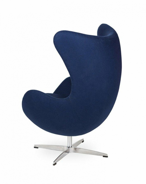 Fotoliu design lux Egg Classic, diverse culori, lana casmir/baza aluminiu, JH-026.CZERWONY.17 - King [4]