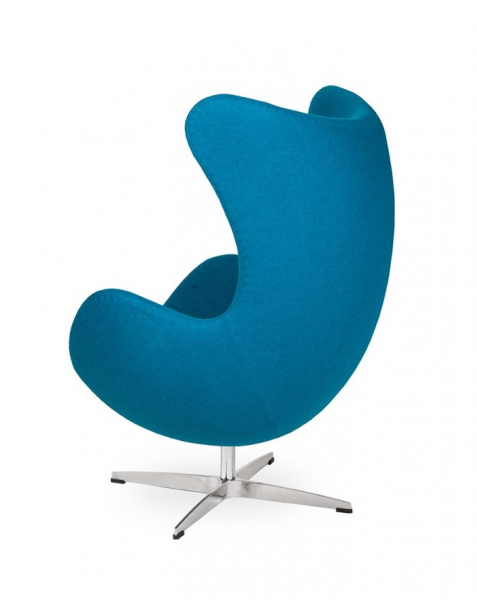 Fotoliu design lux Egg Classic, diverse culori, lana casmir/baza aluminiu, JH-026.CZERWONY.17 - King [6]