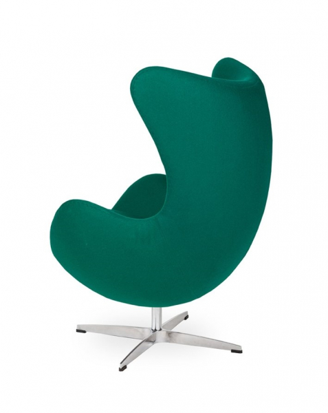 Fotoliu design lux Egg Classic, diverse culori, lana casmir/baza aluminiu, JH-026.CZERWONY.17 - King [13]