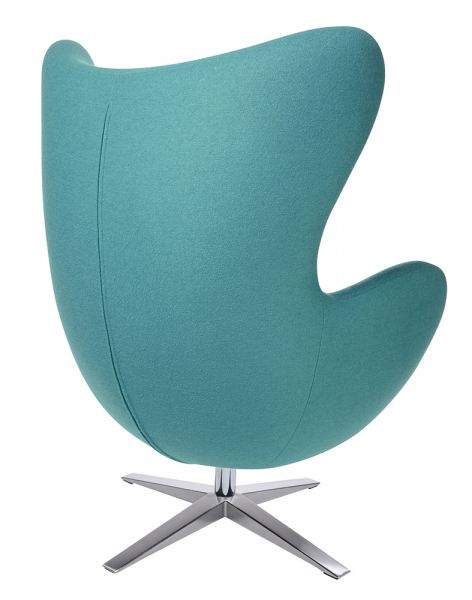 Fotoliu design lux Egg Wide, diverse culori, lana casmir/baza otel crom, HE-066.DARKGREY.27 - King [26]