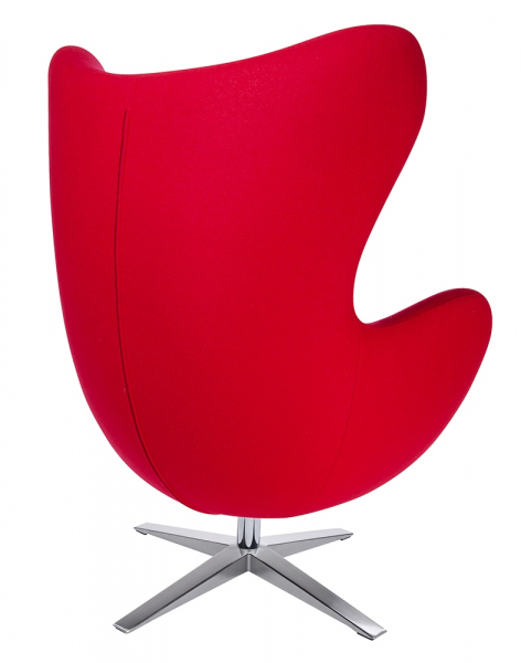 Fotoliu design lux Egg Wide, diverse culori, lana casmir/baza otel crom, HE-066.DARKGREY.27 - King [11]