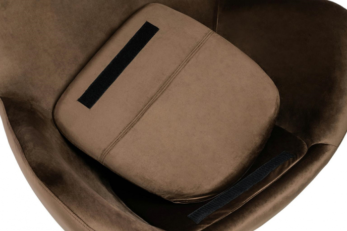 Fotoliu design lux Egg Wide Velvet, diverse culori, velur/otel crom, HE-066.HM8-18.DGREEN - King [50]