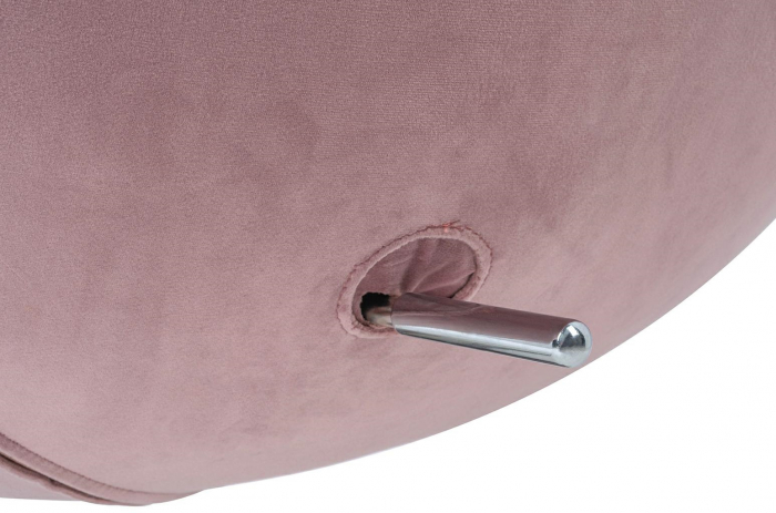 Fotoliu design lux Egg Wide Velvet, diverse culori, velur/otel crom, HE-066.HM8-18.DGREEN - King [69]