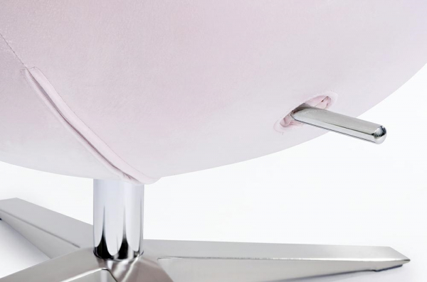 Fotoliu design lux Egg Wide Velvet, diverse culori, velur/otel crom, HE-066.HM8-18.DGREEN - King [28]