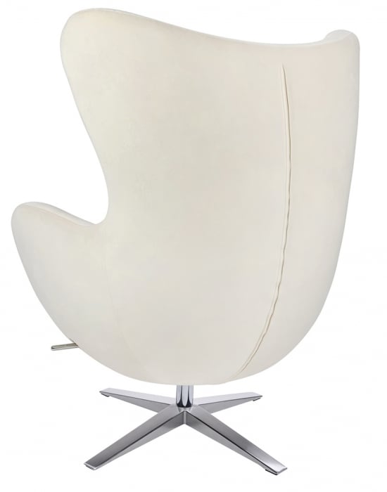Fotoliu design lux Egg Wide Velvet, diverse culori, velur/otel crom, HE-066.HM8-18.DGREEN - King [53]