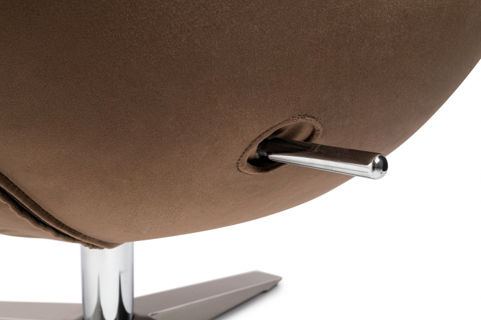 Fotoliu design lux Egg Wide Velvet, diverse culori, velur/otel crom, HE-066.HM8-18.DGREEN - King [49]