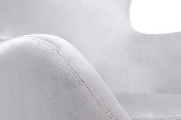 Fotoliu design lux Egg Wide Velvet, diverse culori, velur/otel crom, HE-066.HM8-18.DGREEN - King [31]