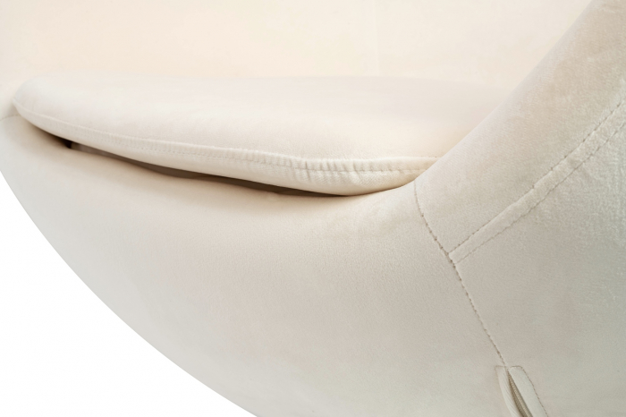 Fotoliu design lux Egg Wide Velvet, diverse culori, velur/otel crom, HE-066.HM8-18.DGREEN - King [56]