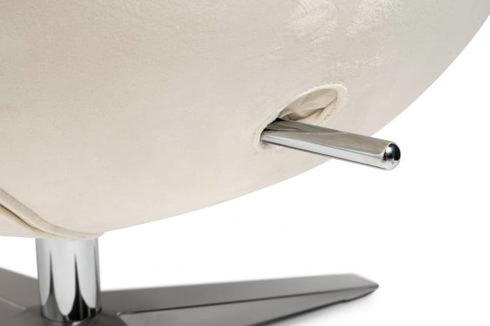 Fotoliu design lux Egg Wide Velvet, diverse culori, velur/otel crom, HE-066.HM8-18.DGREEN - King [57]
