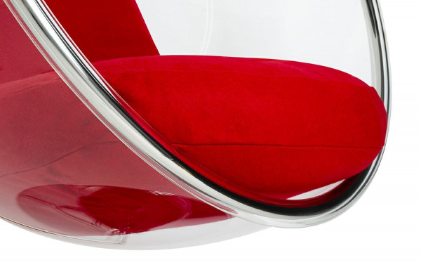 Fotoliu design lux tip bula suspendat Bubble Stand, diverse culori, lana casmir/cadru otel cromat, JH-200.04W - King [8]