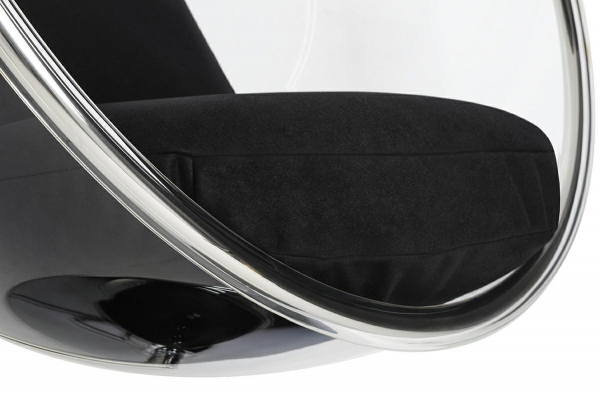 Fotoliu design lux tip bula suspendat Bubble Stand, diverse culori, lana casmir/cadru otel cromat, JH-200.04W - King [7]