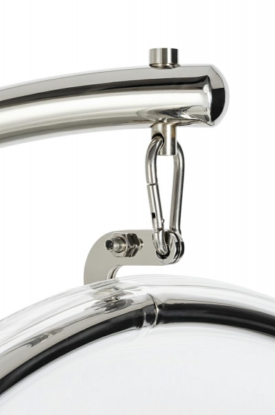Fotoliu design lux tip bula suspendat Bubble Stand, diverse culori, lana casmir/cadru otel cromat, JH-200.04W - King [3]