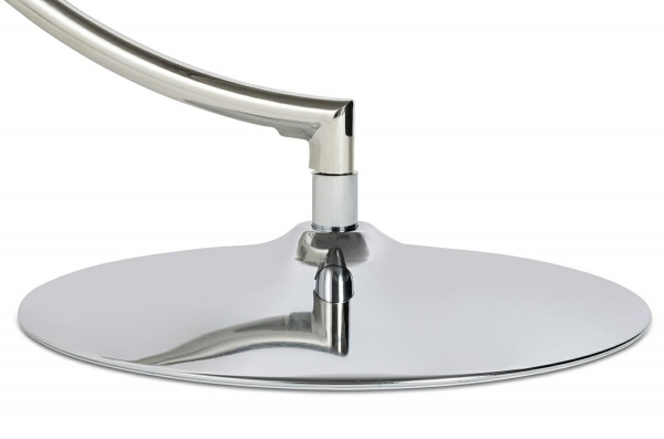 Fotoliu design lux tip bula suspendat Bubble Stand, diverse culori, piele ecologica/cadru otel cromat, JH-200.WHITEPUW - King [4]