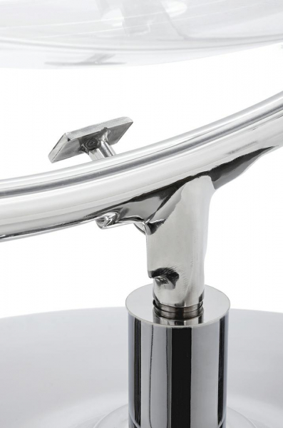 Fotoliu design tip bula rotativ Bubble Stand II, diverse culori, lana casmir/cadru otel cromat, JH-200-2.13W - King [12]