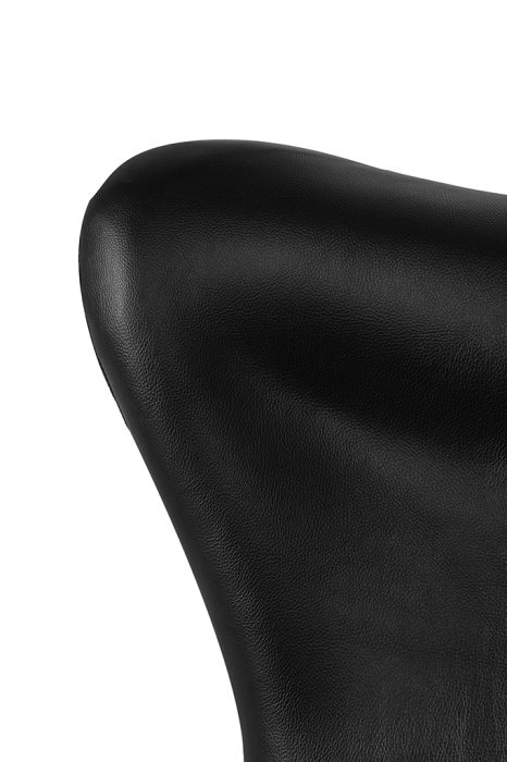 Fotoliu Egg Szeroki Pu 80x70x110 cm, Negru - King Home [5]
