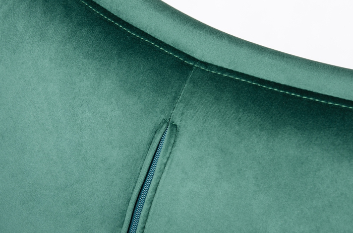 Fotoliu Egg Szeroki Velvet 80x70x110 cm, Catifea (100% Poliester) Verde Închis - King Home [6]