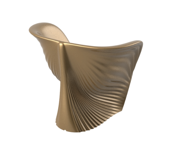 Fotoliu exterior iluminare LED Biophilia, diverse finisaje, 65x91x76 cm, design modern, 59002DY - Vondom [4]