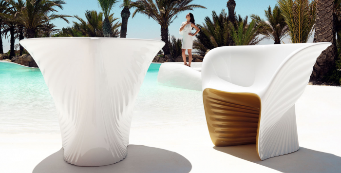 Fotoliu exterior iluminare LED Biophilia, diverse finisaje, 65x91x76 cm, design modern, 59002DY - Vondom [8]