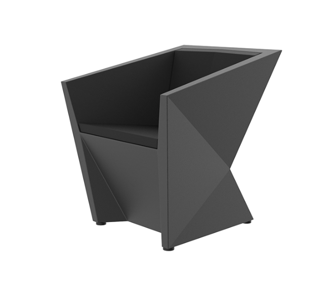 Fotoliu exterior iluminare LED Faz, design modern forme geometrice, 54015 - Vondom [5]