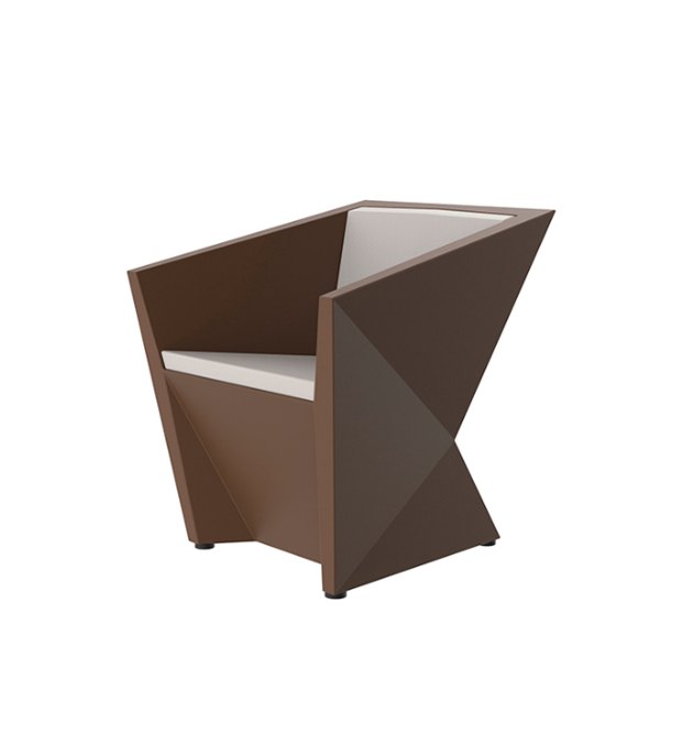Fotoliu exterior iluminare LED Faz, design modern forme geometrice, 54015 - Vondom [2]