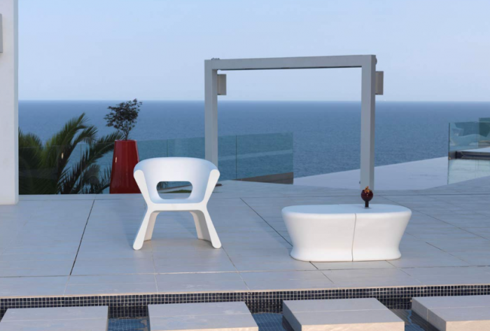 Fotoliu exterior Pal 73x64x75 cm, rasina din polietilena, design modern, 51005F - Vondom [3]