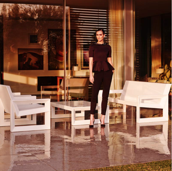 Fotoliu exterior premium Frame 82x82x80 cm, polipropilena, diverse culori, 54088F - Vondom [6]