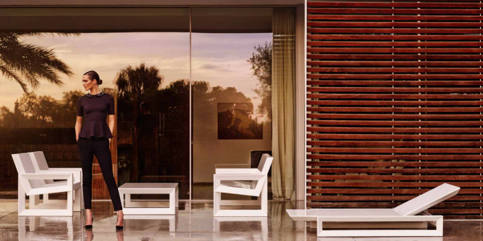 Fotoliu exterior premium Frame 82x82x80 cm, polipropilena, diverse culori, 54088F - Vondom [5]