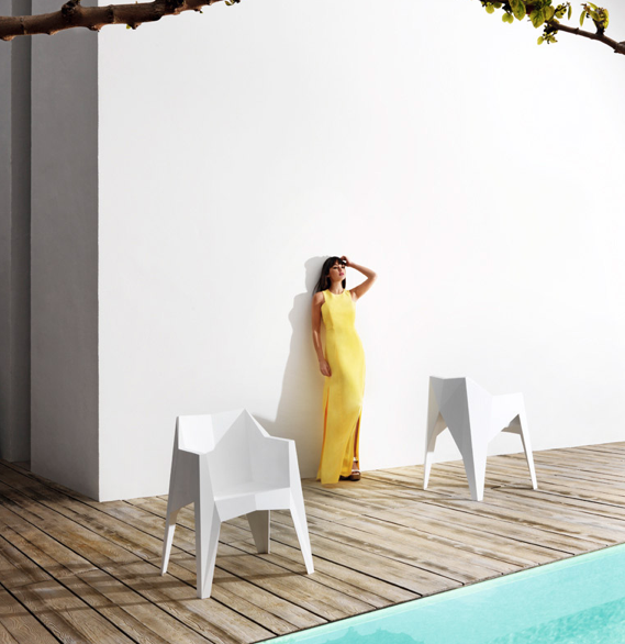 Fotoliu exterior premium Voxel, polipropilena injectata cu fibra de sticla, 51031F - Vondom [5]