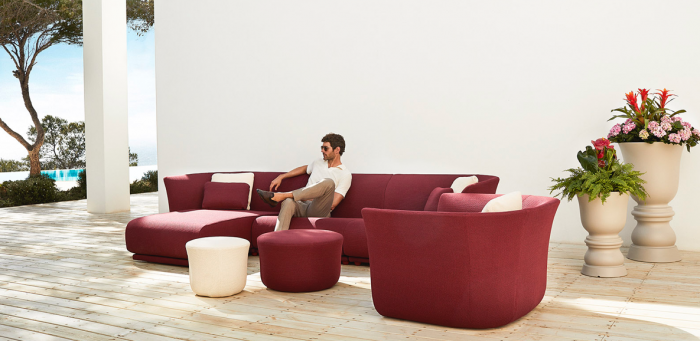 Fotoliu exterior Suave, 114x95x71 cm, tesatura polipropilena, design modern, 67014 - Vondom [6]
