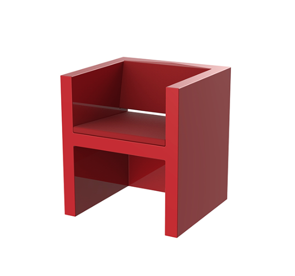 Fotoliu exterior Vela 55x58x65 cm, rasina din polietilena, design modern, 54052 - Vondom [6]