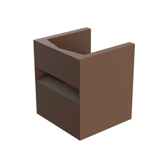 Fotoliu exterior Vela 55x58x65 cm, rasina din polietilena, design modern, 54052 - Vondom [4]