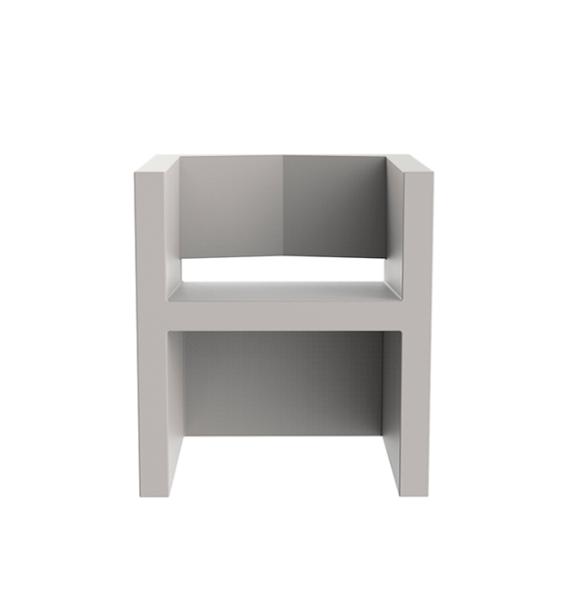 Fotoliu exterior Vela 55x58x65 cm, rasina din polietilena, design modern, 54052 - Vondom [2]