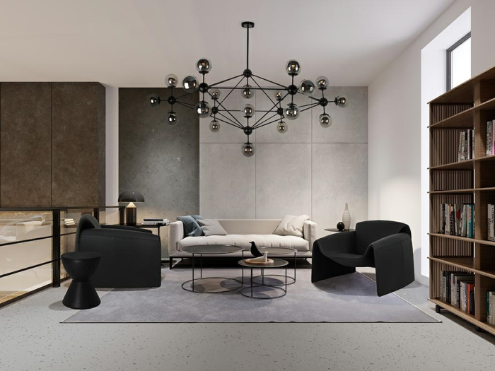 Fotoliu Flessi, Piele Ecologică Negru - King Home [12]