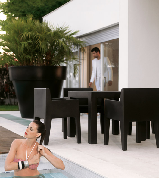 Fotoliu gradina/terasa Jut 58x55x80 cm, polipropilena, diverse culori, 44408F - Vondom [4]