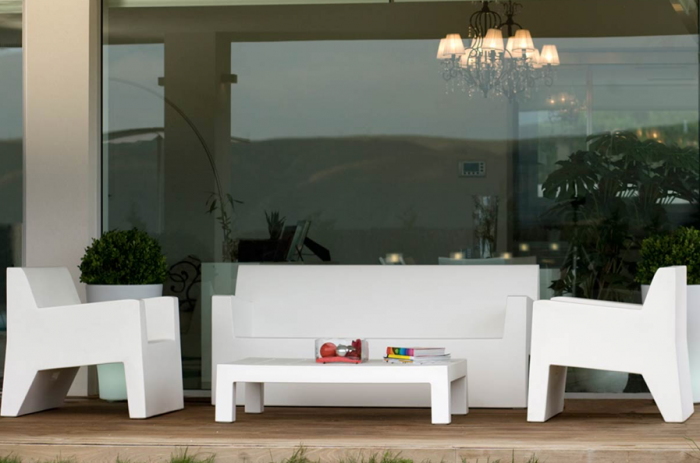 Fotoliu gradina/terasa Jut 82x80x80 cm, polipropilena, diverse culori, 44401 - Vondom [7]