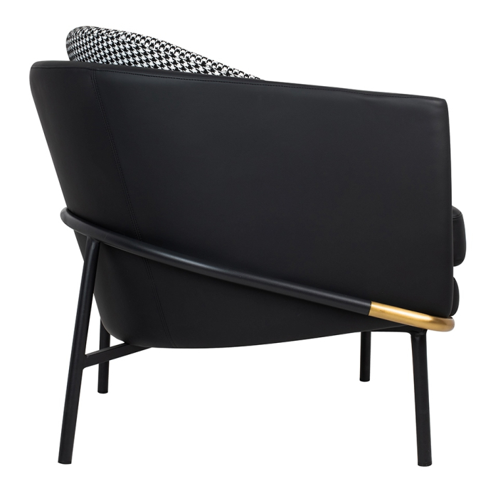 Fotoliu Gubi 75x85x80 cm, Metal Negru - King Home [2]