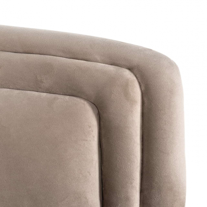 Fotoliu Hazel kaki catifea ignifugată (Quartz Khaki 903), S4559 KHAKI VELVET - Richmond Interiors [7]