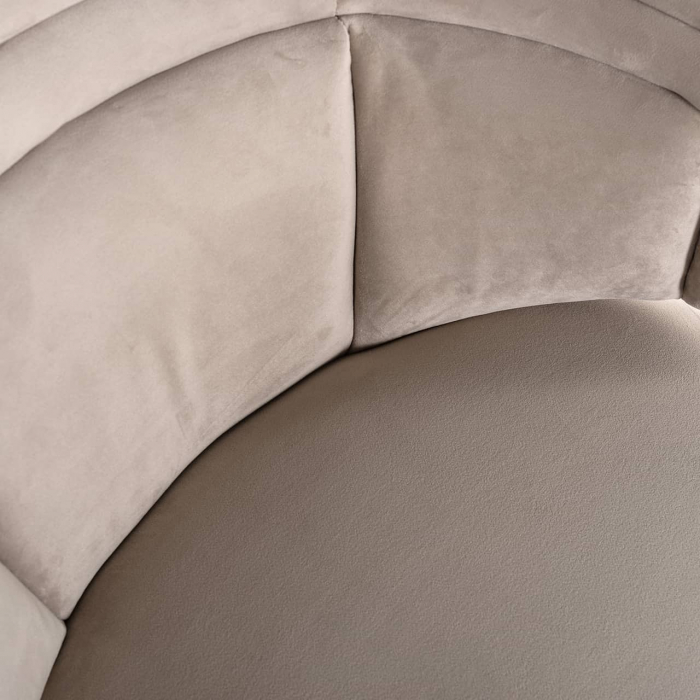 Fotoliu Hazel kaki catifea ignifugată (Quartz Khaki 903), S4559 KHAKI VELVET - Richmond Interiors [8]