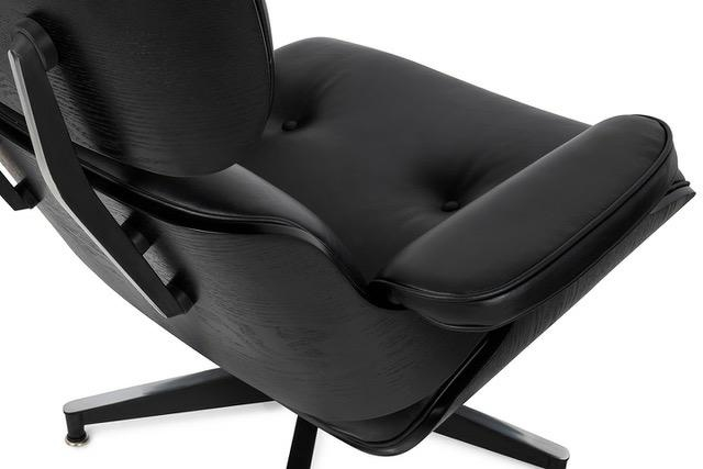 Fotoliu Lounge Hm 85x82x84 cm, Negru Vopsit Prin Pulbere Negru Mat - King Home [7]