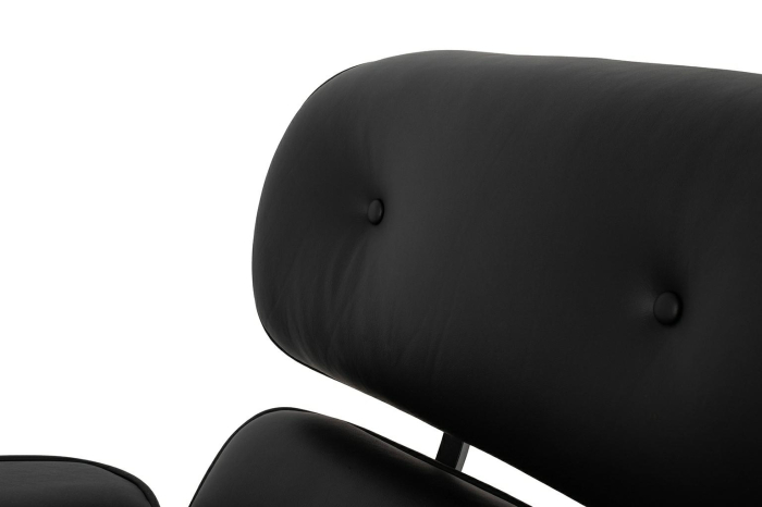 Fotoliu Lounge Hm 85x82x84 cm, Placaj Furniruit cu Lemn de Frasin Negru Mat - King Home [8]