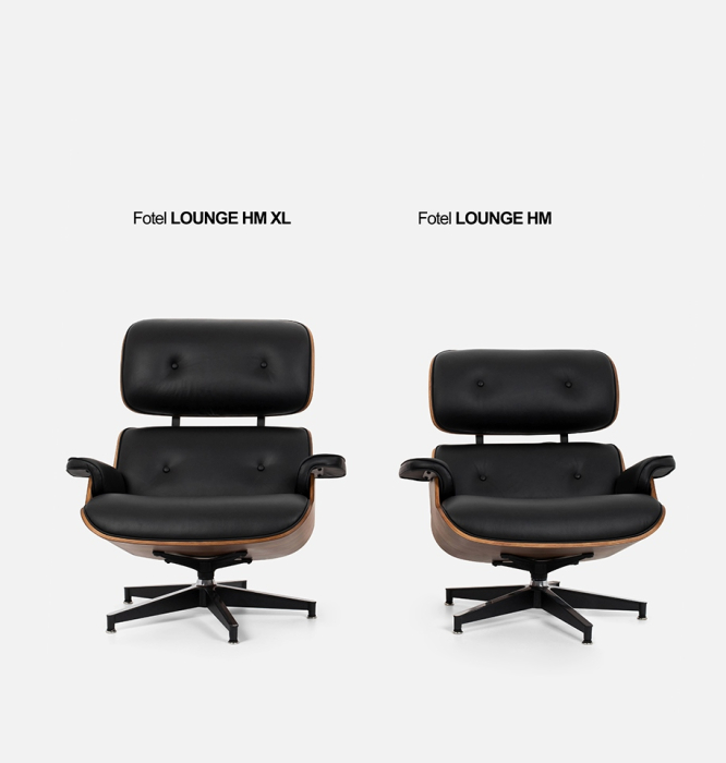 Fotoliu Lounge Hm Xl 84,5x81x91 cm, Negru - King Home [8]