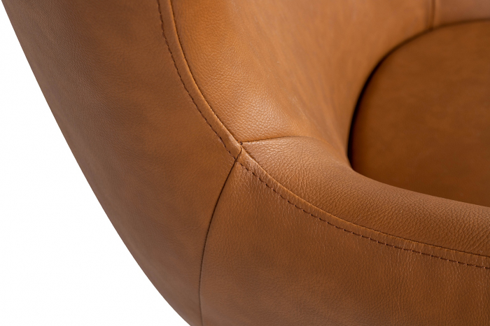 Fotoliu lux Egg Wide piele ecologica diverse culori- baza rotativa cromata, HE-066.P584.71 - King [40]
