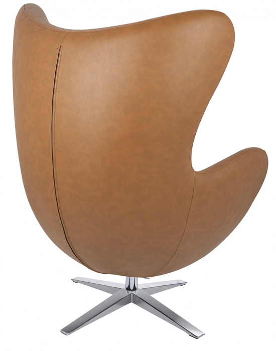 Fotoliu lux Egg Wide piele ecologica diverse culori- baza rotativa cromata, HE-066.P584.71 - King [37]