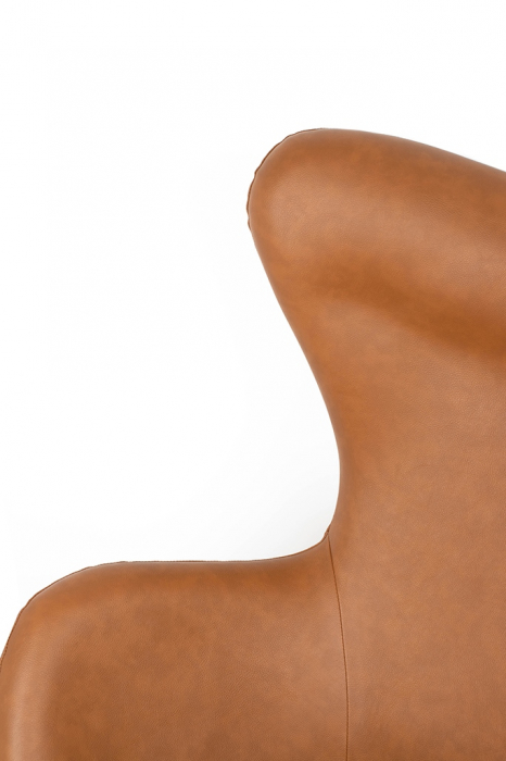 Fotoliu lux Egg Wide piele ecologica diverse culori- baza rotativa cromata, HE-066.P584.71 - King [38]