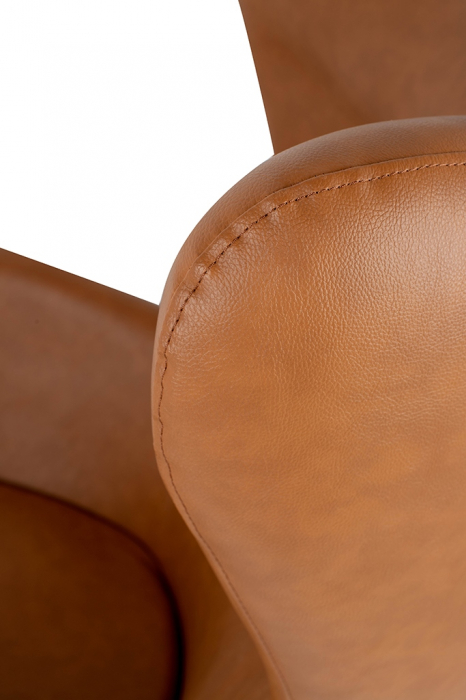 Fotoliu lux Egg Wide piele ecologica diverse culori- baza rotativa cromata, HE-066.P584.71 - King [41]