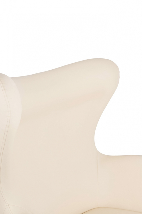 Fotoliu lux Egg Wide piele ecologica diverse culori- baza rotativa cromata, HE-066.P584.71 - King [29]