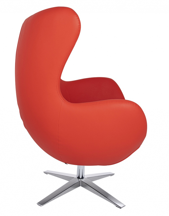 Fotoliu lux Egg Wide piele ecologica diverse culori- baza rotativa cromata, HE-066.P584.71 - King [62]